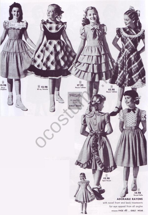 Платье 1940 Х Годов Для Девочки